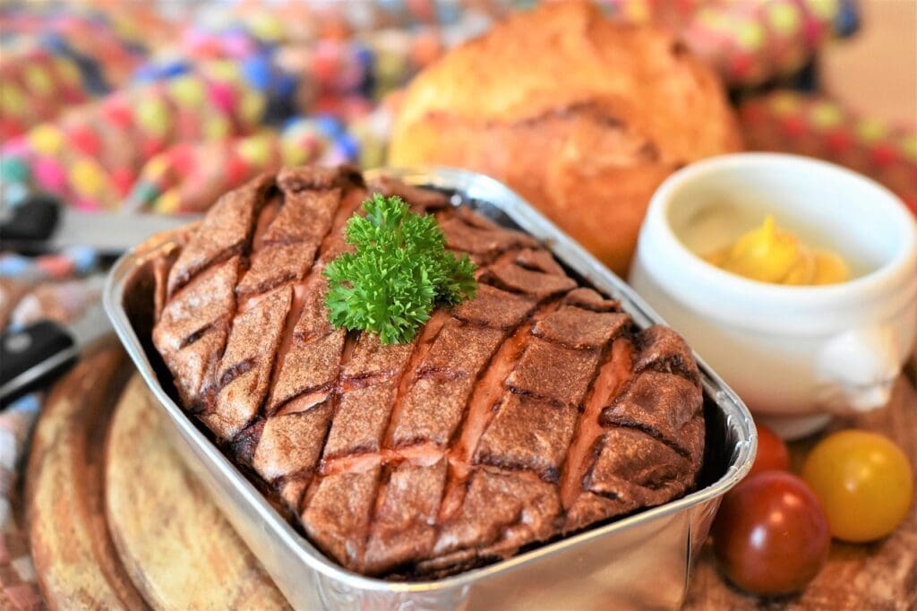 Bayerischer Leberkäse zum selbst aufbacken