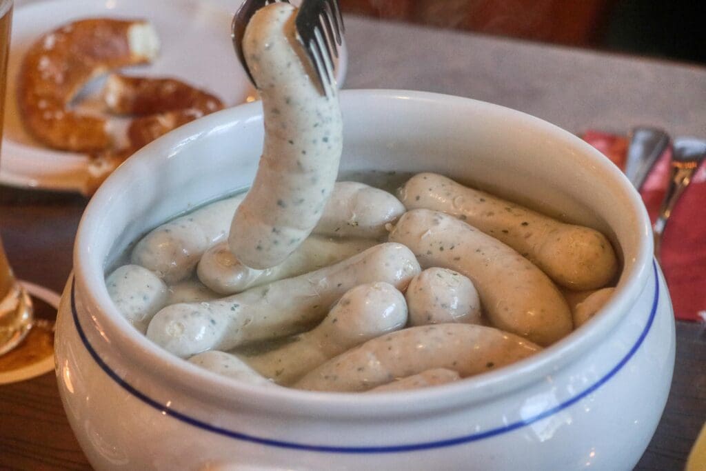 Kesselfrische Weißwürste